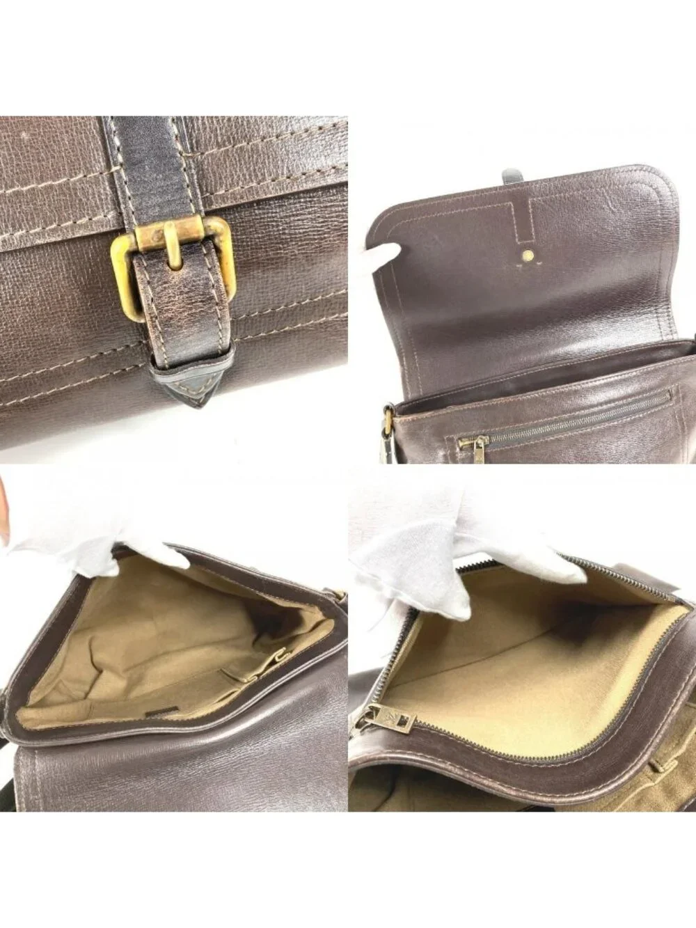 Louis Vuitton Shoulder Bag Omaha Utah Leather Cafe Brown